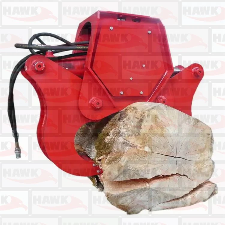 Excavator Wood Log Cracker Excavator Wood Log Cracker