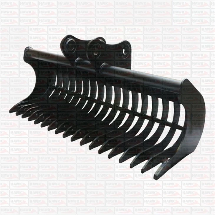 5-10 Tonne Excavator Land Rake Bucket
