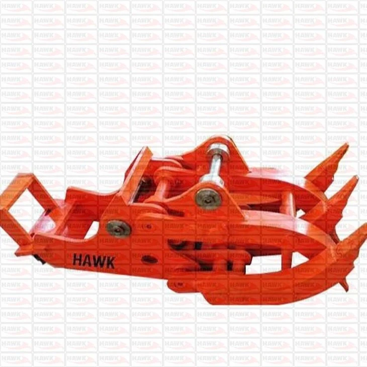 Excavator Mechanical Log Grapple Attachment