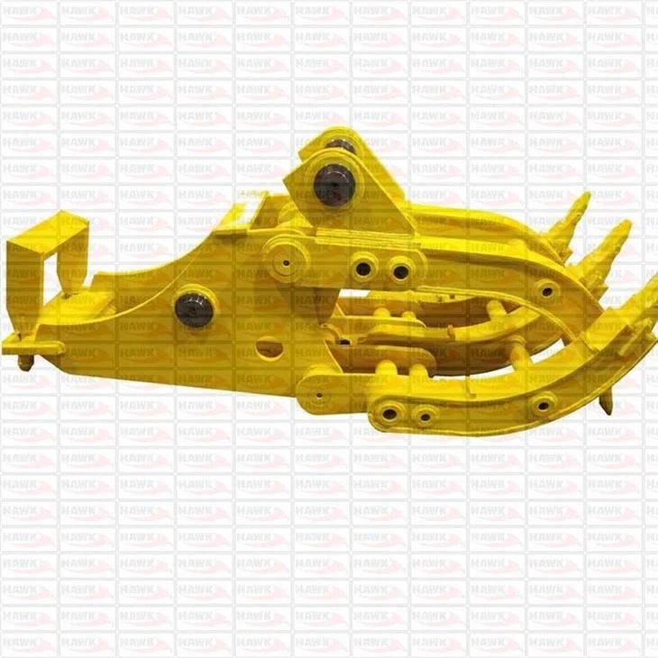 Excavator Mechanical Log Grapple Attachment